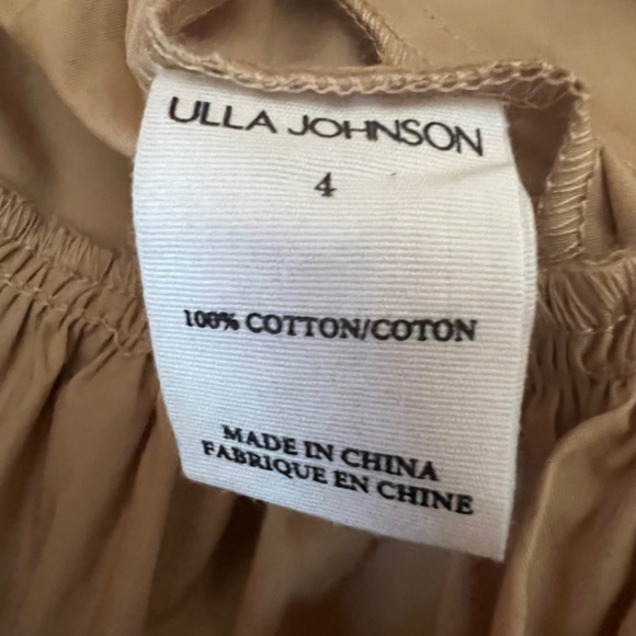 New with Tags Ulla Johnson Claire Cutout Cotton  Midi Dress Cedar - Picture 9 of 11